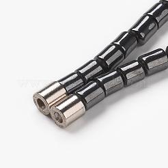 Unmagnetische synthetischen Hämatit Anhänger Halsketten&nbsp;NJEW-G290-18