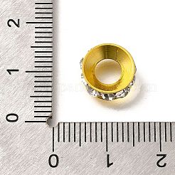 Perles séparateurs en laiton avec strass&nbsp;KK-M313-44B-12