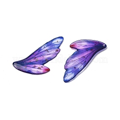2 Stück transparente Anhänger aus Epoxidharz&nbsp;RESI-A044-05C
