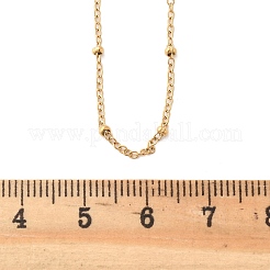 Collane a catena satellitare in acciaio inossidabile 304&nbsp;X-NJEW-L173-012-G