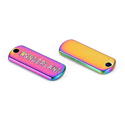 Regenbogenfarbene Legierungsanhänger&nbsp;PALLOY-S180-252-NR