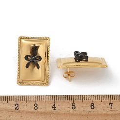 Ohrstecker aus Acryl aus 304 Edelstahl für Damen&nbsp;LS-STAS-Z117-06G