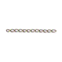 Placcatura ionica (ip) 304 catene di prolunga in acciaio inossidabile&nbsp;LS-STAS-WH0032-02A-M