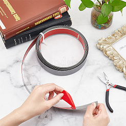 Selbstklebende flexible Zierleiste aus Edelstahl&nbsp;FIND-WH0290-42B-EB