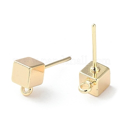 Messing Ohrstecker Zubehör&nbsp;X-KK-F862-34G