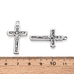 Tibetischer stil Aluminium Anhänger & Charms&nbsp;TIBEP-T054-11AS