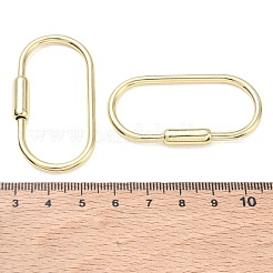 Verschlusskarabiner aus Messing&nbsp;KK-CBAB1AF-10G