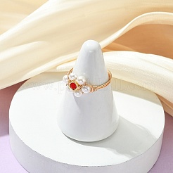 Fingerringe aus Muschel&nbsp;RJEW-JR01060