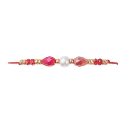 Braccialetti di perline intrecciate in vetro e perline di semi&nbsp;BJEW-MZ00283-02