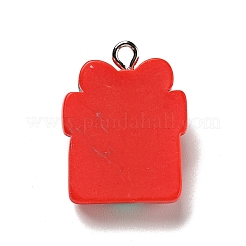 Colgantes navideños de resina opaca&nbsp;X-RESI-G043-A04