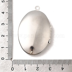 Messing ovalen Medaillon-Anhänger&nbsp;KK-C113-01P