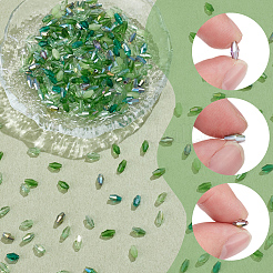 400 pièce 2 sacs de perles de verre galvanisées&nbsp;GLAA-SC0003-36A