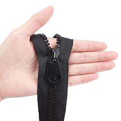 Nylon-Reißverschluss mit geschlossenem Ende und Reißverschlussschieber aus Harz am Reißverschlusskopf&nbsp;DIY-BC0011-68