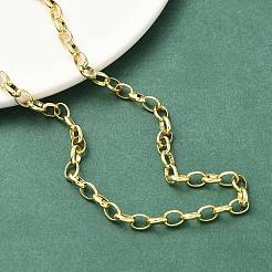5 mm lange Messing-Kabelkettenhalsketten für Damen&nbsp;NJEW-K271-05G