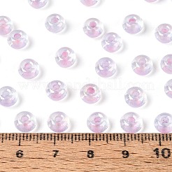Fgb Innenfarben transparente Glasperlen&nbsp;SEED-T009-01F