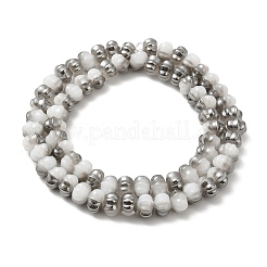 Perle di vetro placcate con lucentezza perlata&nbsp;GLAA-G106-02A-PL01