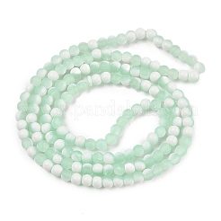 Perle di vetro smerigliato crackle fili&nbsp;GLAA-U001-8mm-M01