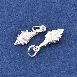 925 breloque en forme de coquillage en argent sterling&nbsp;STER-I023-01S-02