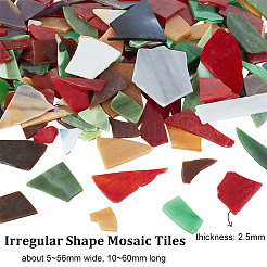 Carreaux de mosaïque de verre multicolores&nbsp;MOSA-WH0001-03B