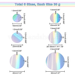 180g 6 Stil Ornament Zubehör&nbsp;PVC-PH0001-22