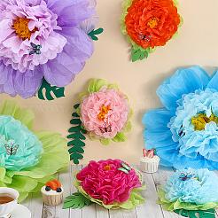 Papierblumenkugel-Anhängerdekorationen&nbsp;DIY-AR0005-36
