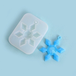 Weihnachtsthema diy schneeflocke anhänger silikonformen&nbsp;LS-DIY-F114-27