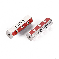 Perline smaltate in acciaio inossidabile chirurgico 316&nbsp;X-STAS-S116-276P