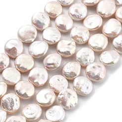 Cuentas de perlas de keshi barroco natural&nbsp;PEAR-B004-16D-03A