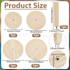 1 Satz Werkzeugsätze zum Modellieren von Holzton&nbsp;WOOD-BC0001-34