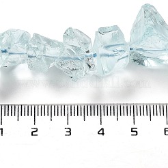 Stränge aus Glasimitat-Aquamarinperlen&nbsp;G-P528-A03-01