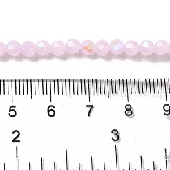 Fili di perline giada di vetro imitato&nbsp;X-EGLA-A035-J4mm-L02