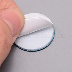 3D Spiegel flacher runder Acryl-Mosaik-Wandaufkleber&nbsp;DIY-WH0301-29