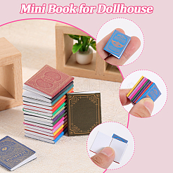 4 Satz 4 Farben Papiernotizbuch Mini-Modell&nbsp;DIY-GF0010-47A