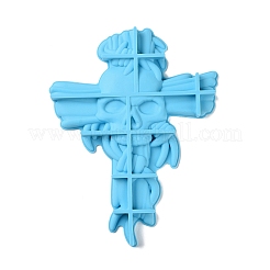 DIY Kreuz & Totenkopf Wanddekoration Silikon Statue Formen&nbsp;SIMO-H010-13