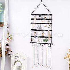 Organizzatore di orecchini da parete in ferro&nbsp;ODIS-WH0029-35