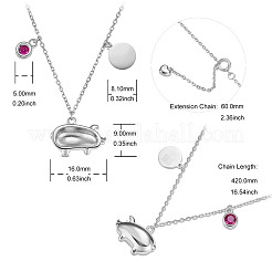 Colliers avec pendentif en 925 argent sterling&nbsp;JN860A