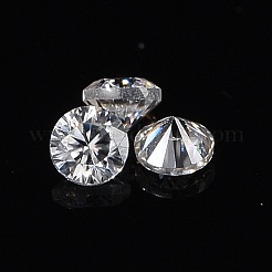 Pierres de moissanite en vrac de couleur blanche d&nbsp;RGLA-WH0016-01F