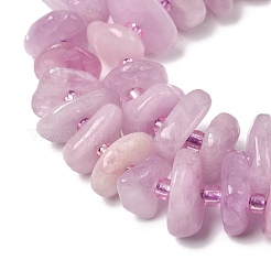 Cuentas de kunzita natural hebras&nbsp;G-L649-C04-01
