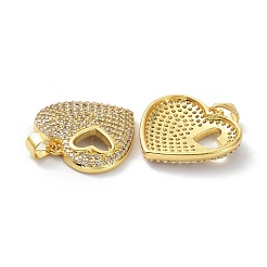 Ciondoli di zirconi in ottone&nbsp;X-KK-B047-14G