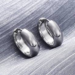 Pendientes de aro de acero inoxidable quirúrgico 316 para mujer&nbsp;EJEW-G429-01B-P
