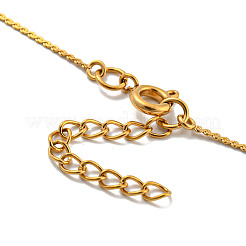 Bracciali a catena serpentina in acciaio inossidabile 304&nbsp;BJEW-H608-01G-N