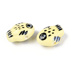 Abalorios de porcelana hechas a mano&nbsp;PORC-T133-09