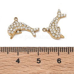 Pendentifs en acier inoxydable 304 micro pavés de zircones cubiques transparentes&nbsp;CU-CBAF0F8-01C-G