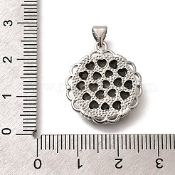 Pendentifs en laiton sculptés en coquillage naturel&nbsp;KK-Z091-07P-01