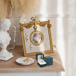 Pu scatole anello di cuoio&nbsp;LBOX-WH0002-01