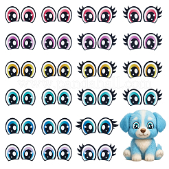 2 Set Puppenaugen aus Filz&nbsp;AJEW-PH0006-60B
