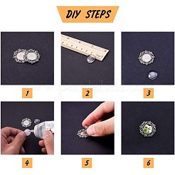 Creazione di impostazioni cabochon fai da te&nbsp;DIY-NB0001-35
