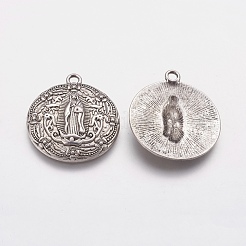 Colgantes de aleación de dama de guadalupe&nbsp;PALLOY-A20033-AS-FF
