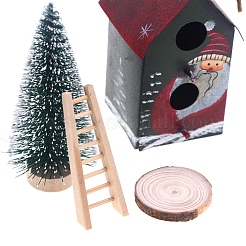 Ornements miniatures d'escaliers en bois&nbsp;PW-WG14056-01