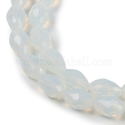 Chapelets de perles en verre d'imitation jade électrolytique&nbsp;EGLA-N013-J4mm-D02